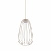 Beżowa lampa wisząca ażurowa druciana owalna minimalistyczna loftowa uniwersalna klasyczna SPHERA S 11309 TK-LIGHTING